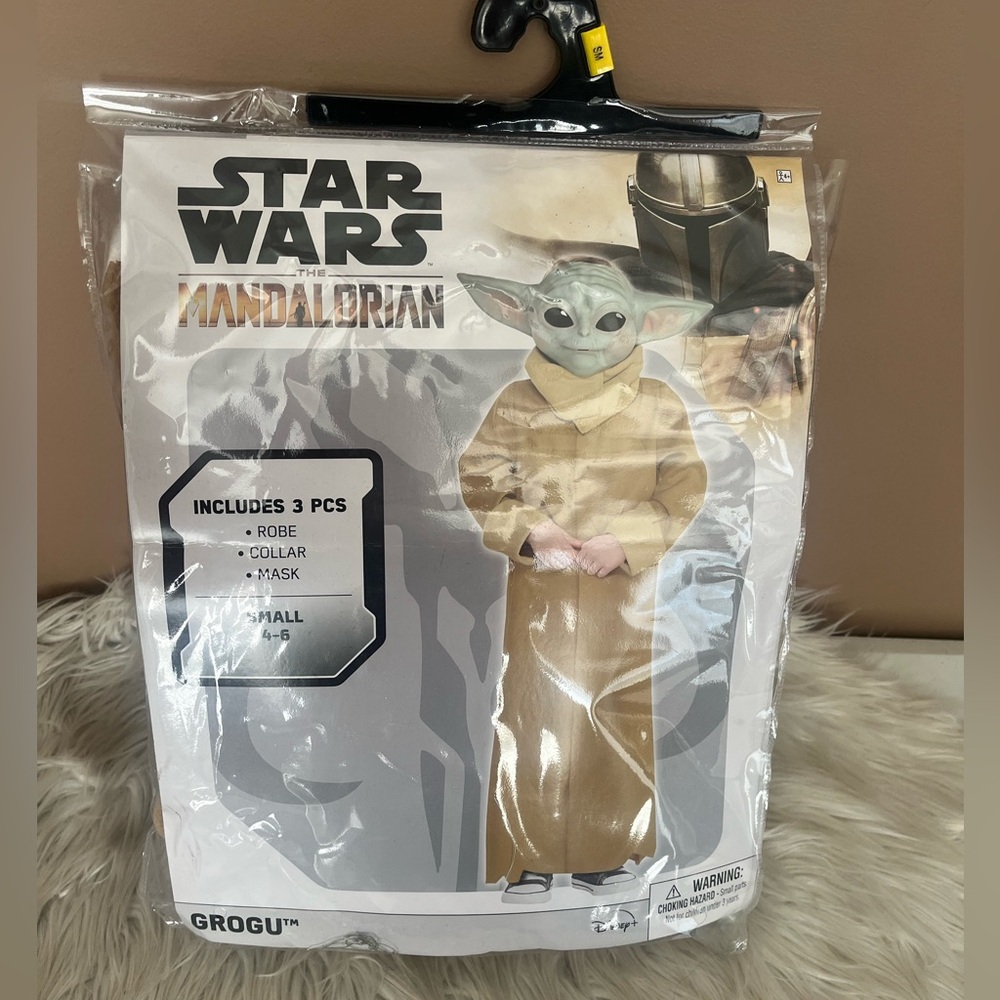 {Disney} Star Wars Grogu Costume - Youth Small (4-6) - NWT